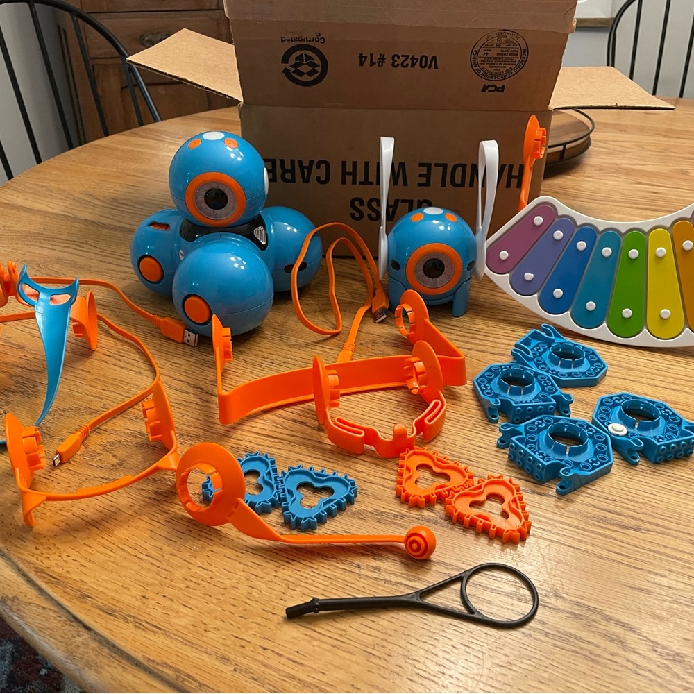 Dot and dash coding robot